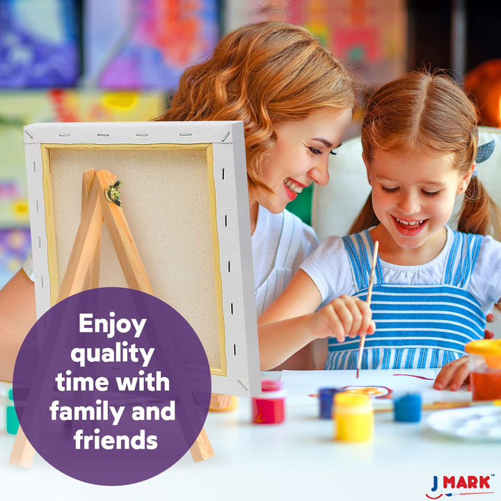 J MARK Painting Kit Includes Acrylic Paint Set, 8 x 10 