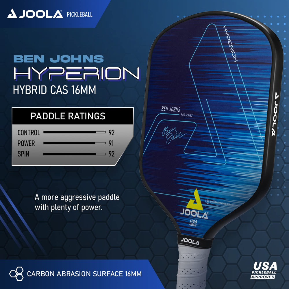 JOOLA Ben Johns Hyperion CAS 16 Pickleball Paddle - Car