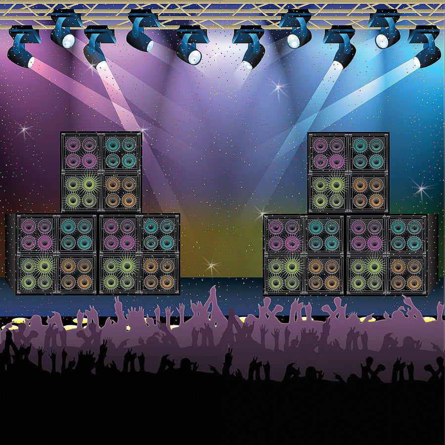 Rock Star Vacation Bible School & Party Backdrop Banner