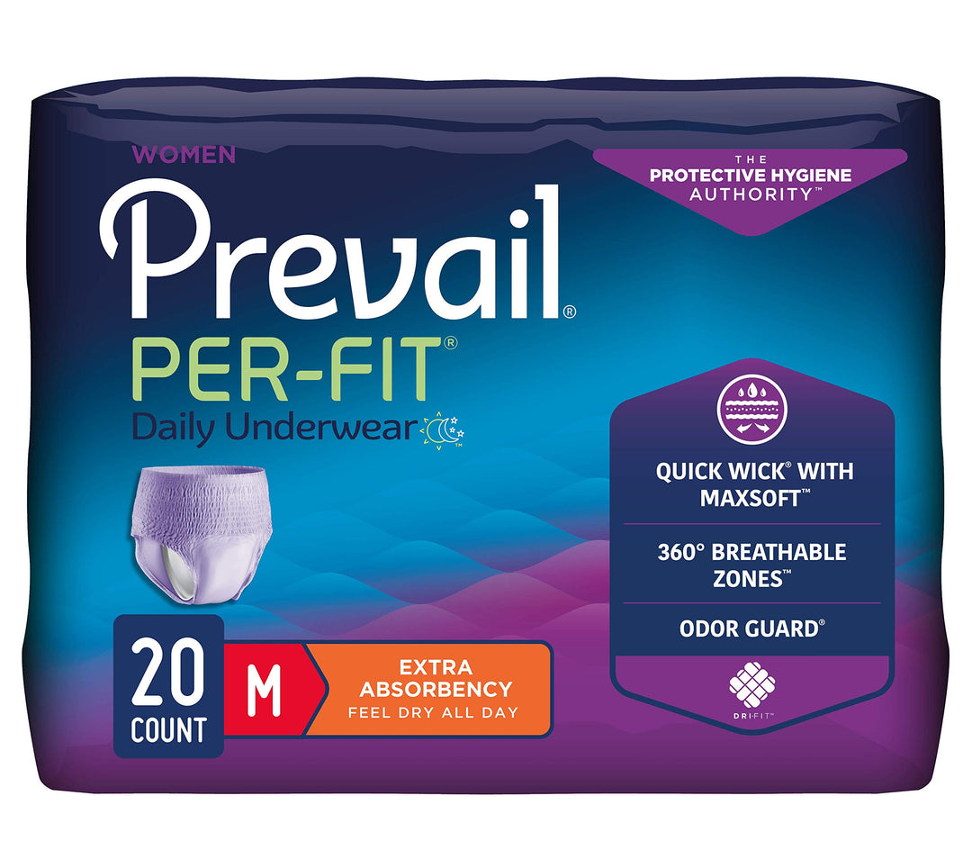 Medium : Prevail Per-Fit Underwear for Women (Medium)