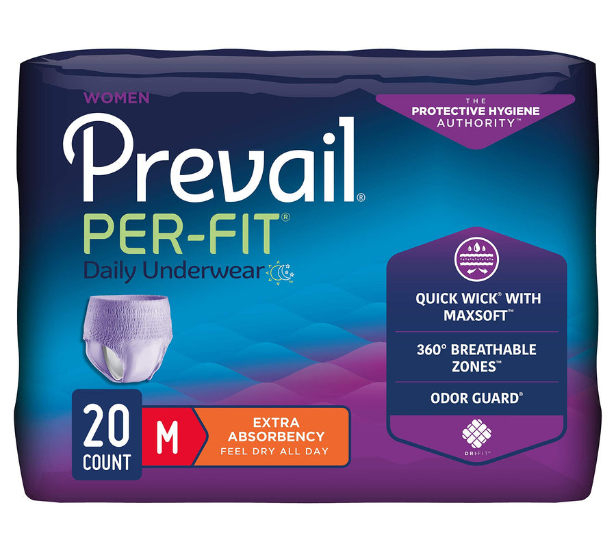 Medium : Prevail Per-Fit Underwear for Women (Medium)