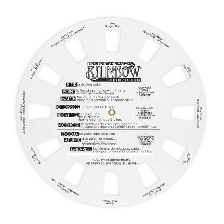 3169 Rainbow Color Wheel Selector