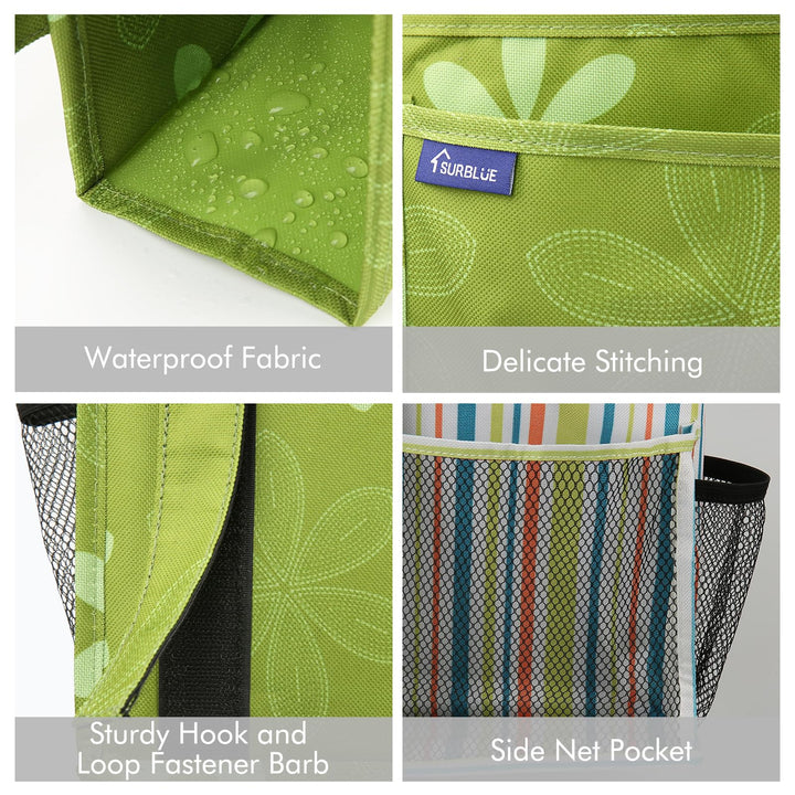 Surblue Bedside Caddy Hanging Bed Organizer Storage Bag