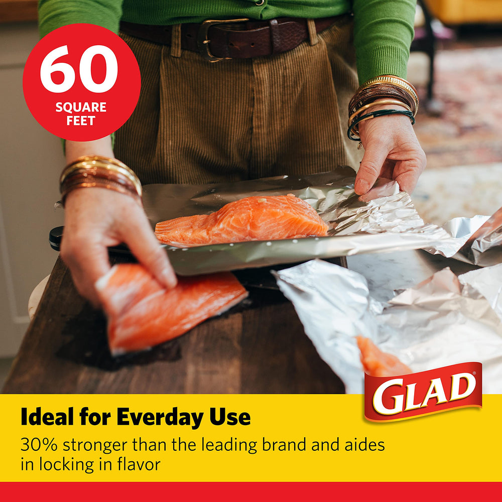Glad Aluminum Foil, 60 Square Feet | Aluminum Foil For 