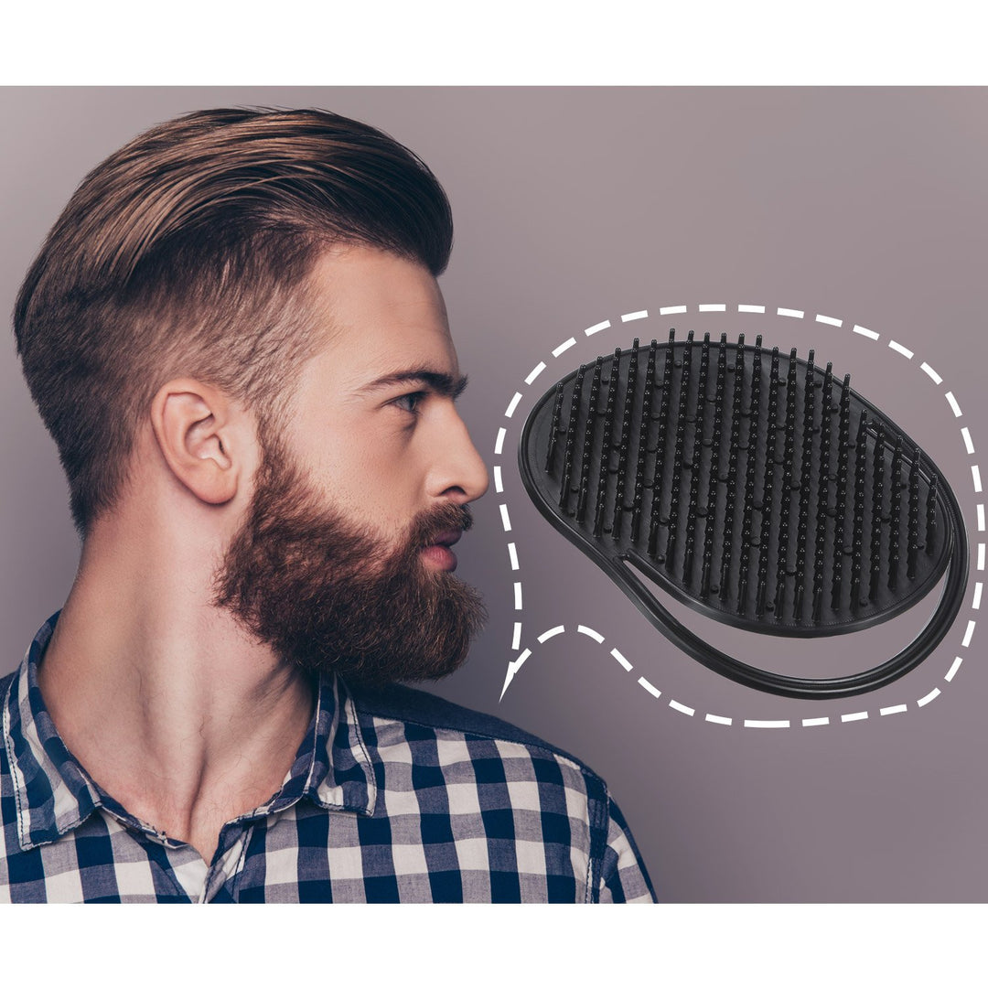 BBTO 12 Pieces Pocket Palm Combs, Soft Portable Pocket Brush, Shampoo Comb, Massager Hair Brush.