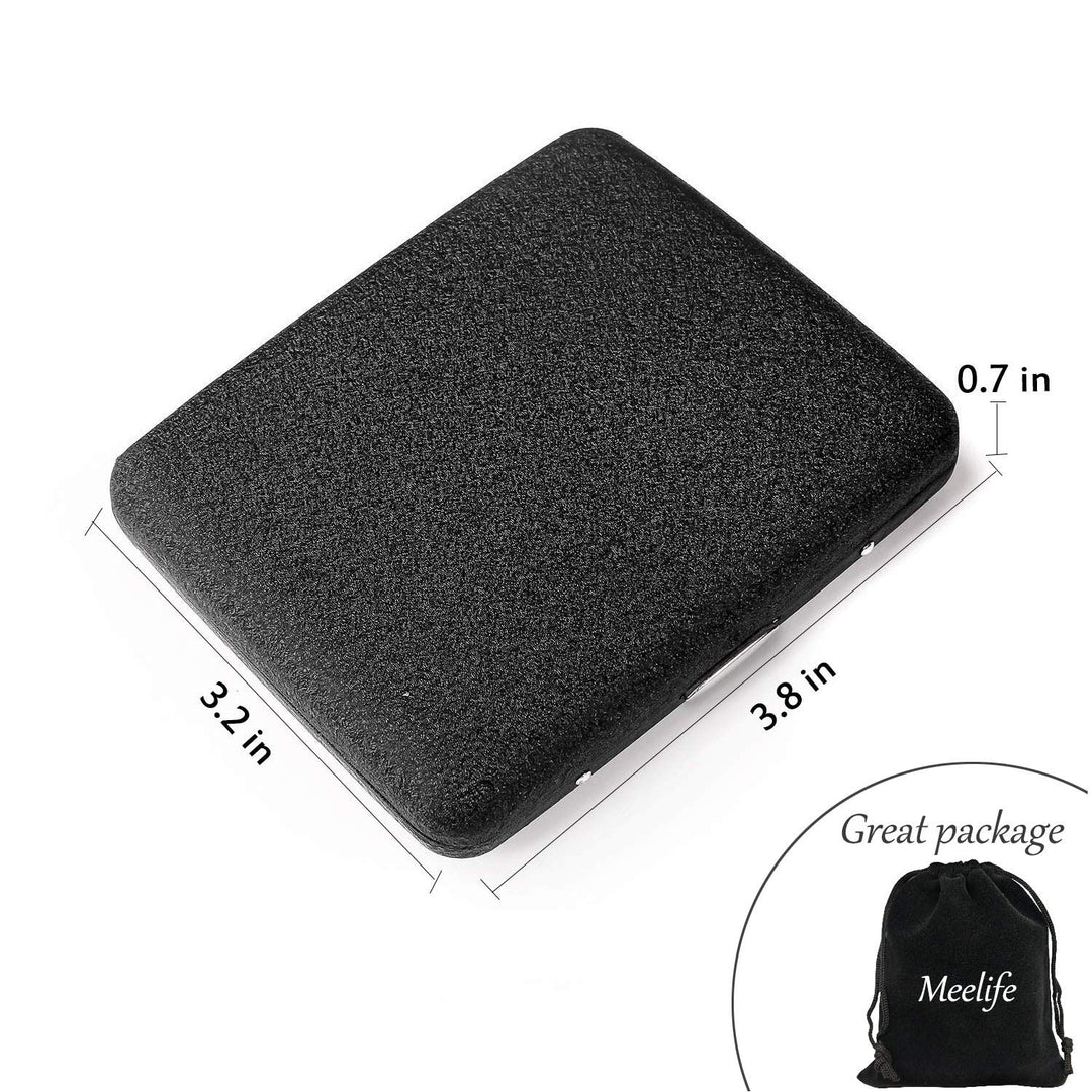 Alloy Frosted Cigarette Case Retro Cigaret Box Double S