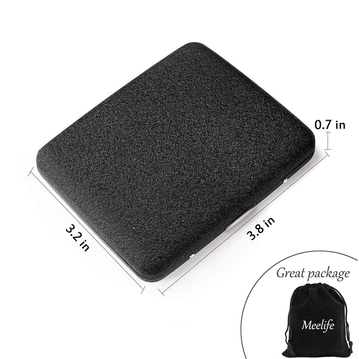 Alloy Frosted Cigarette Case Retro Cigaret Box Double S