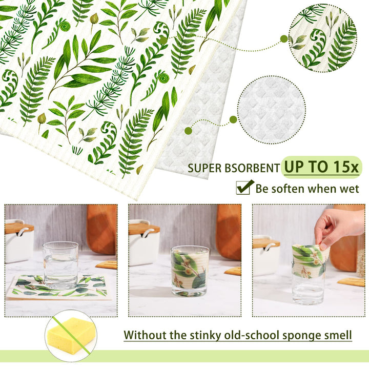 6 Pcs Swedish Dishcloth for Kitchen Swedish Dish Towel 