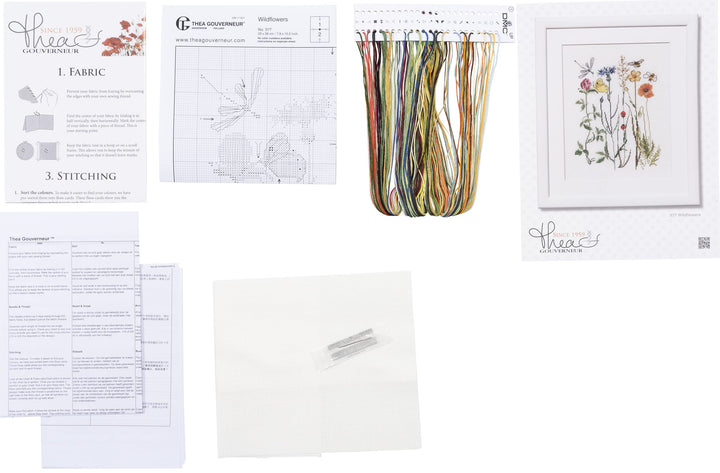 Thea Gouverneur - Counted Cross Stitch Kit - Wildflower