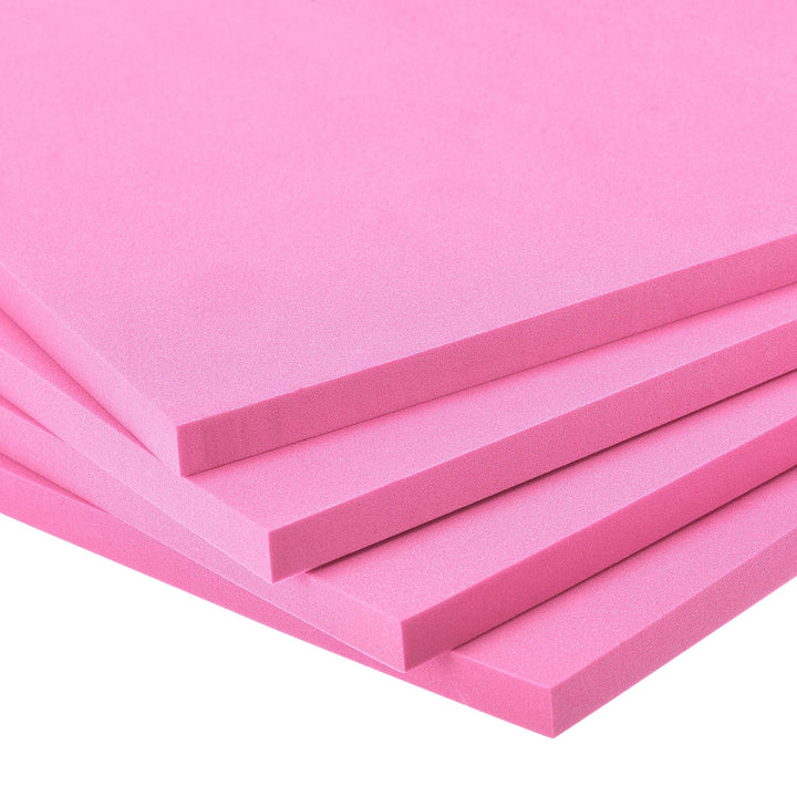 uxcell Pink EVA Foam Sheets 10 x 10 Inch 10mm Thickness