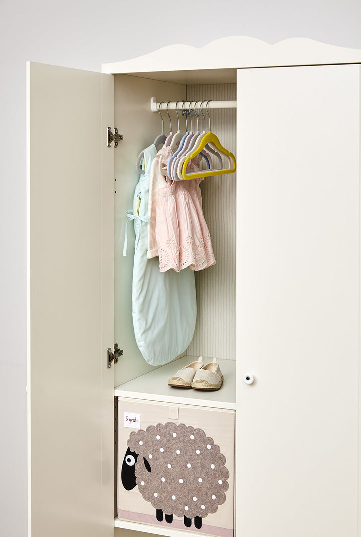 3 Sprouts Baby Hangers – Velvet Closet Clothes Organizers for Nursery, 10 Pack