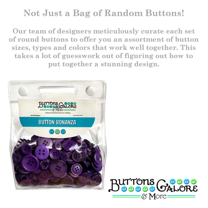 Basics &amp; Bonanza Collection – Extensive Selection of Novelty Round Buttons for DIY Crafts, Scrapbooking, Sewing, Cardmaking, and other Art &amp; Creative Projects