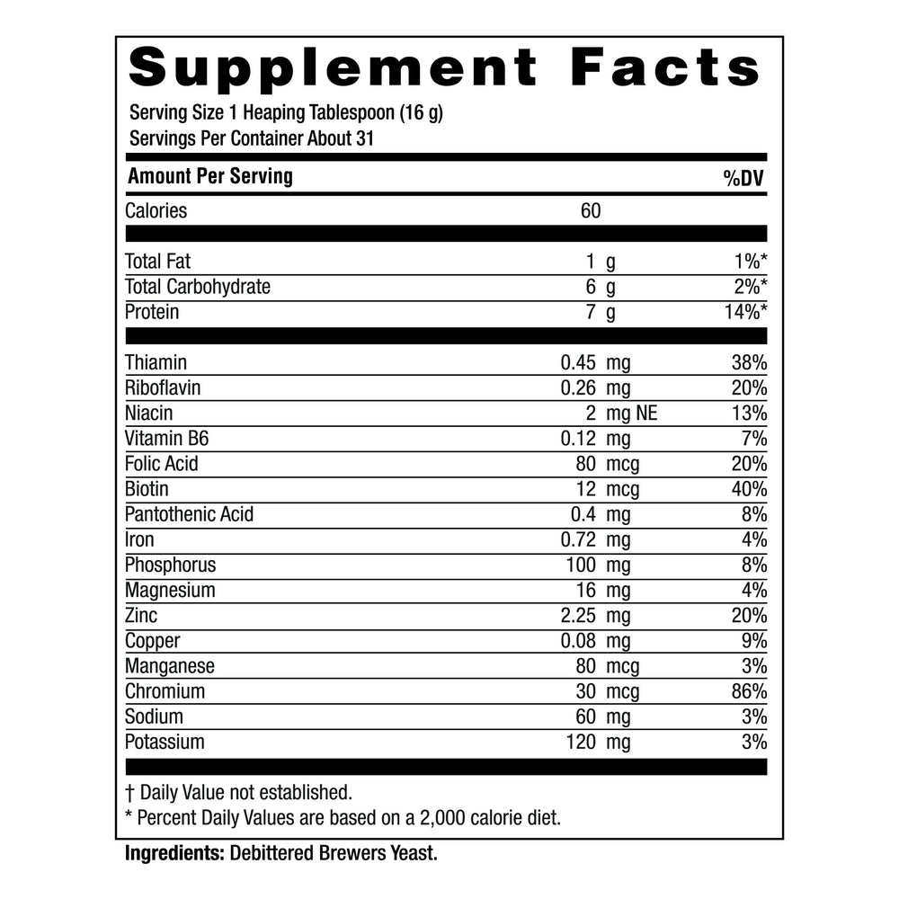 Twinlab Brewers Yeast - with Vegan Protein, Vitamins, M