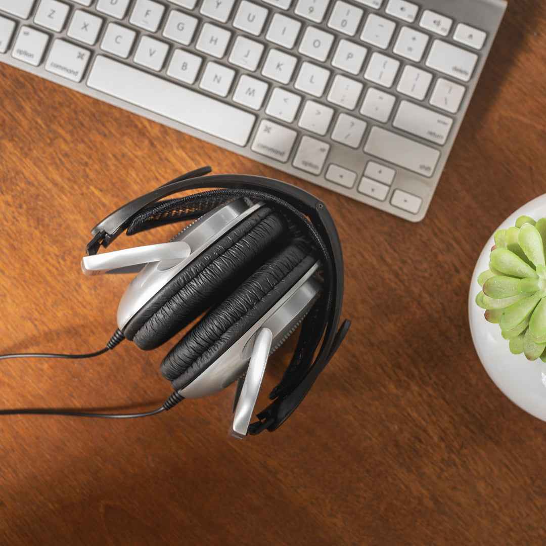 UR40 Wired Over The Ear Headphone Without Mic (Silver)
