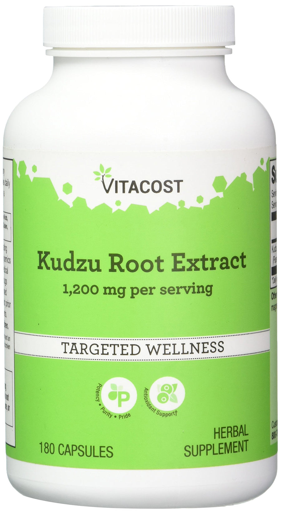 Vitacost Kudzu Root Extract -- 1200 mg per serving - 18