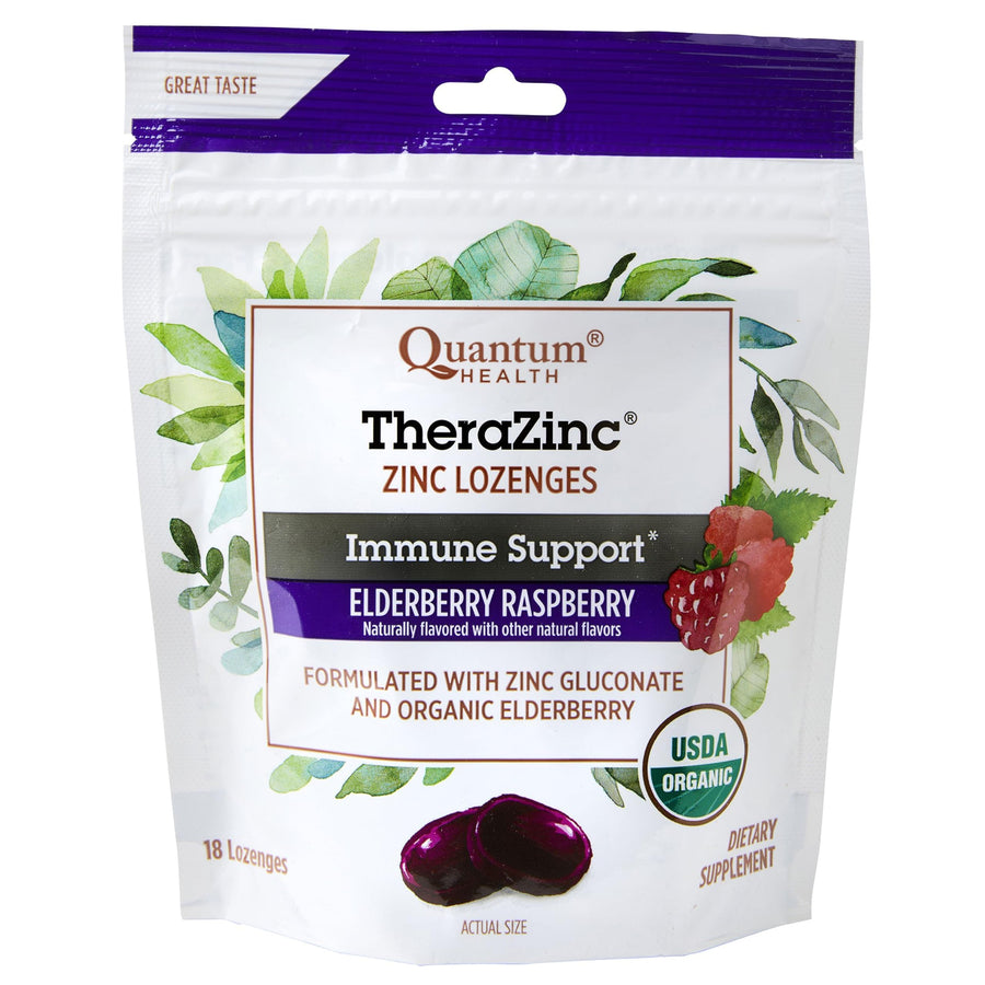 Quantum Elderberry Raspberry Health Therazinc Elderberr