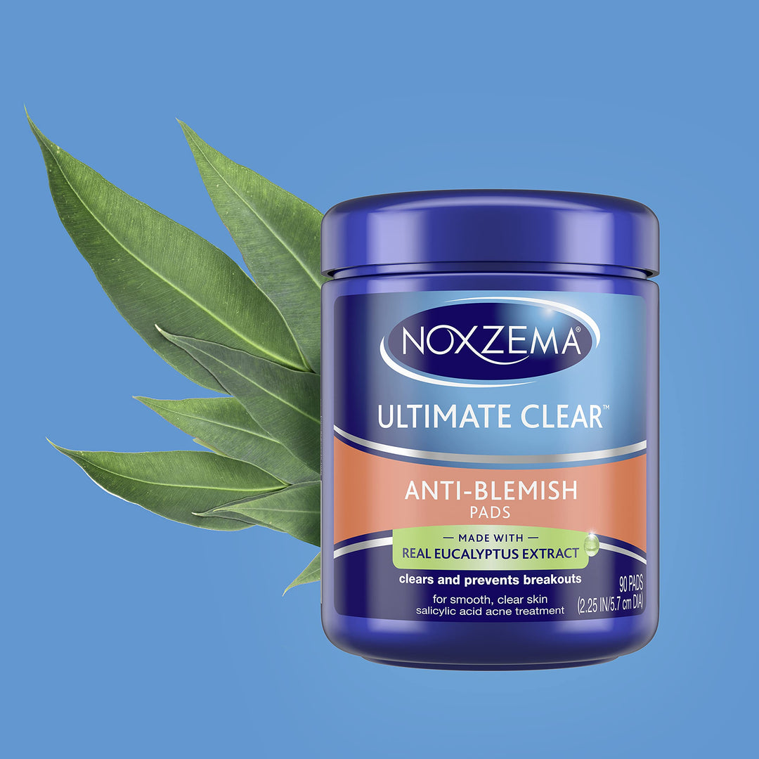 Ultimate Clear Face Pads Clears &amp; Prevents Acne Anti-Blemish Made with Over 60% Alcohol 90 Count