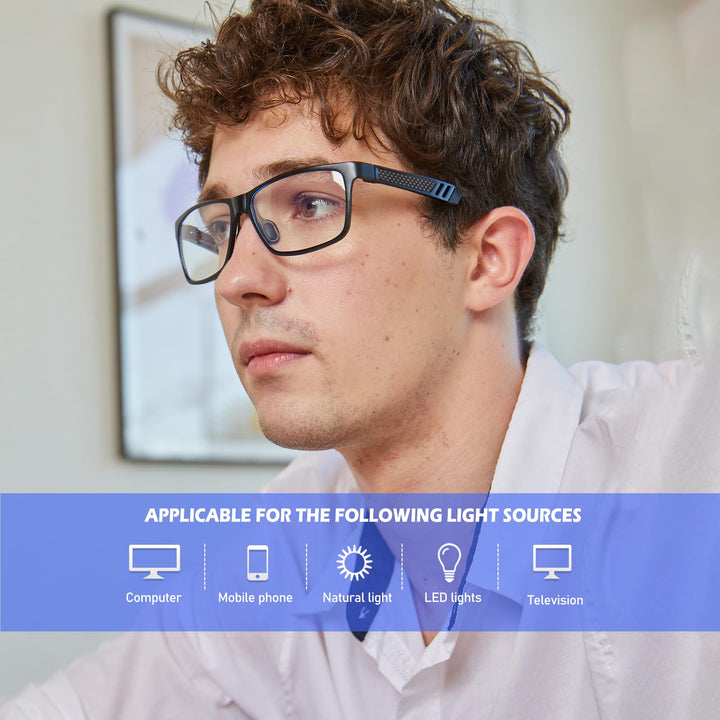 ANYLUV Blue Light Blocking Glasses for men women Classi