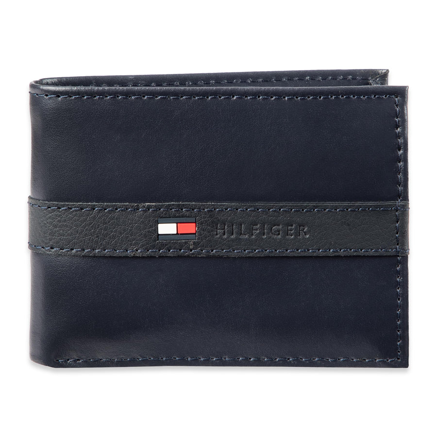 Tommy Hilfiger Men's Leather Wallet – Slim Bifold w