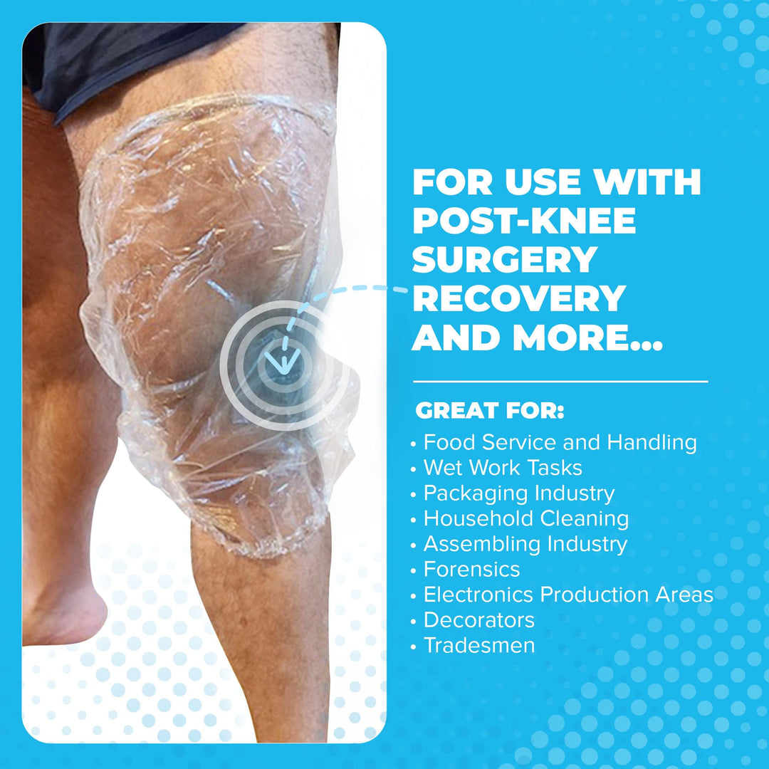 PICC LINE for showers, Waterguard Protector Cover - Disposable - 25 Pack - LARGE - Elbow/Knee