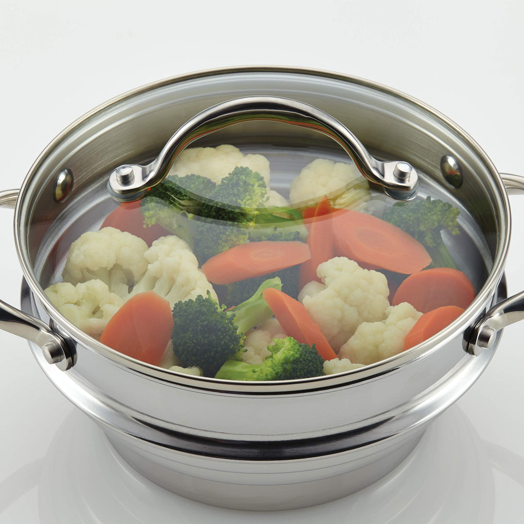 Classic Stainless Steel Universal Covered Steamer Insert