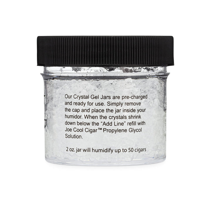 Joe Cool Cigar Crystal Gel Humidifier for Cigar Humidors (2 oz Jars) - 2 Pack