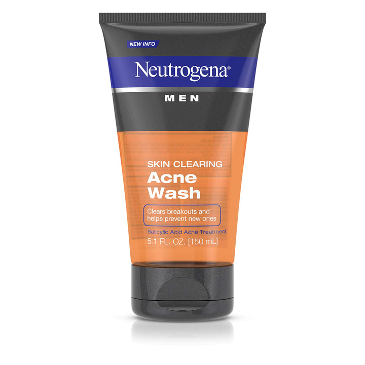 Neutrogena Men Skin Clearing Daily Acne Face Wash with 