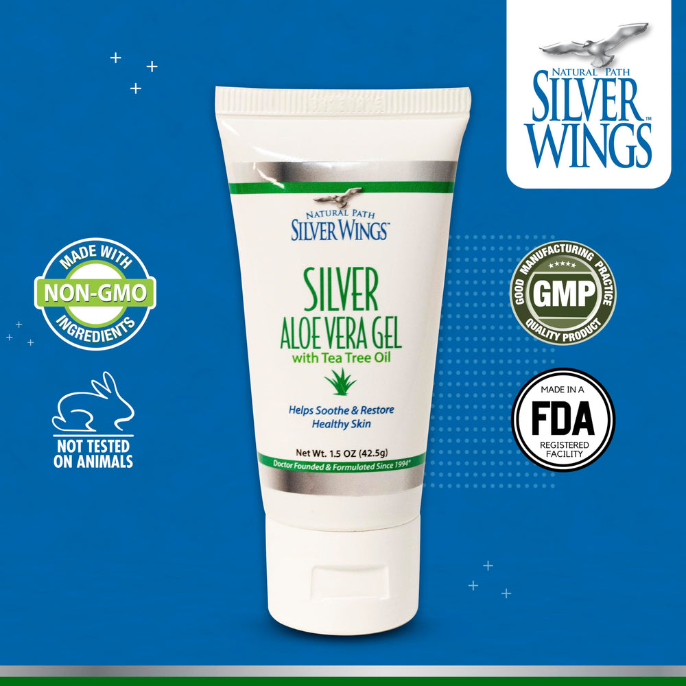Natural Path Silver Wings 200ppm Silver with Aloe Vera 