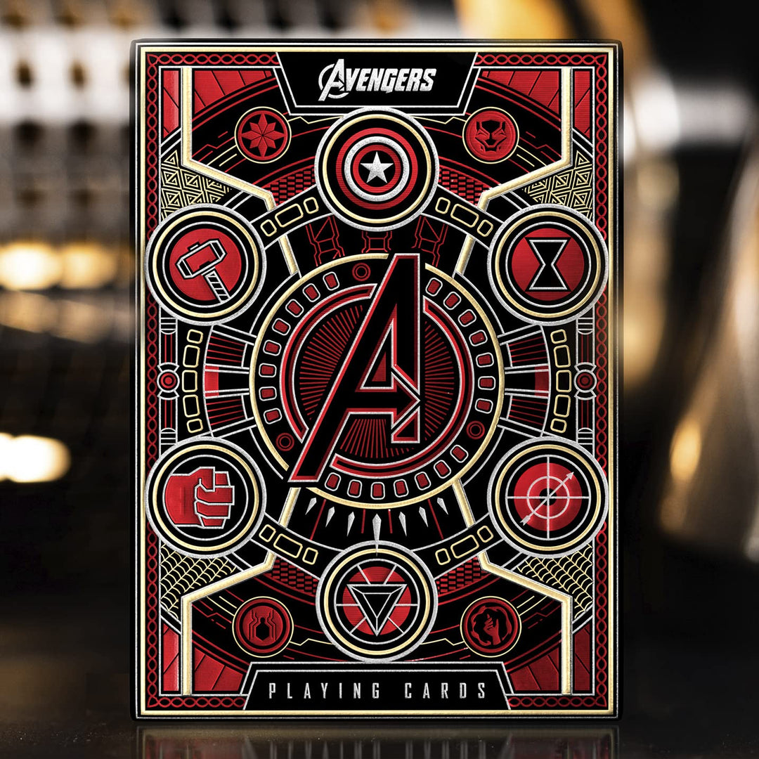 Avengers Red Edition Premium Playing Cards - Marvel Studios&#39; The Infinity Saga Deck