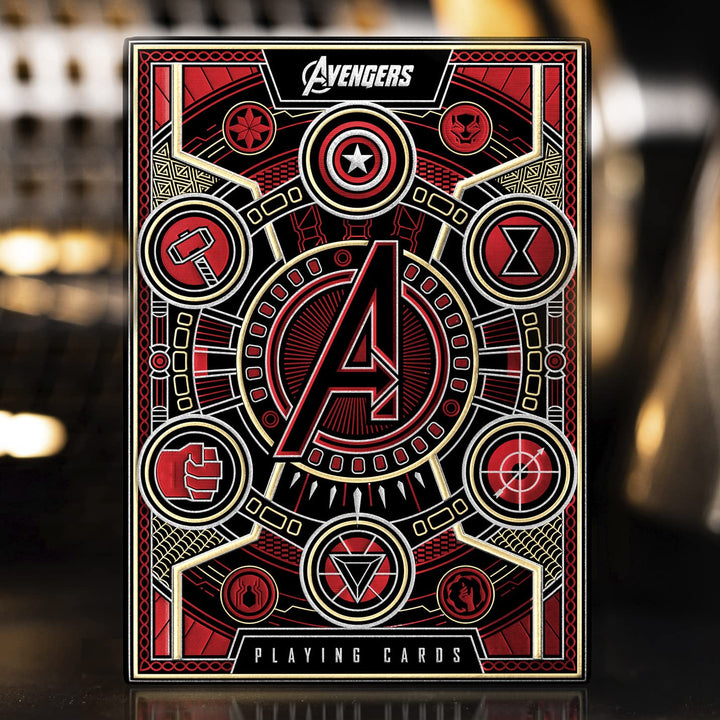 Avengers Red Edition Premium Playing Cards - Marvel Studios&#39; The Infinity Saga Deck