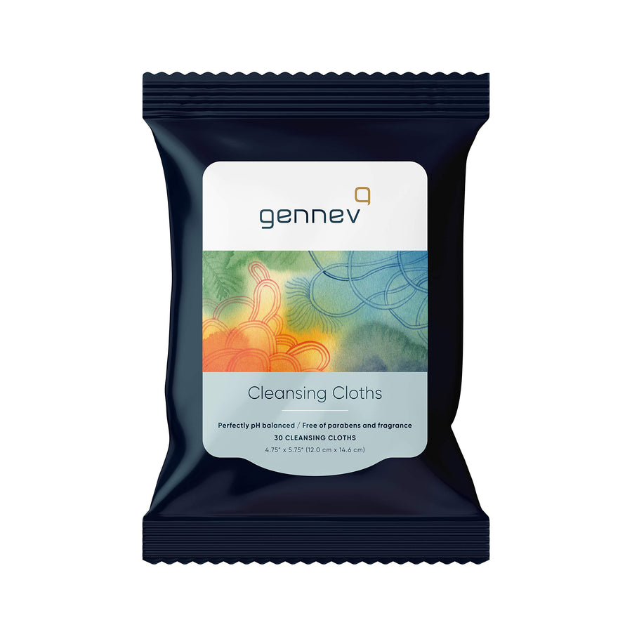 Feminine Wipes (30 Count) by Gennev, Cleansing Cloths f