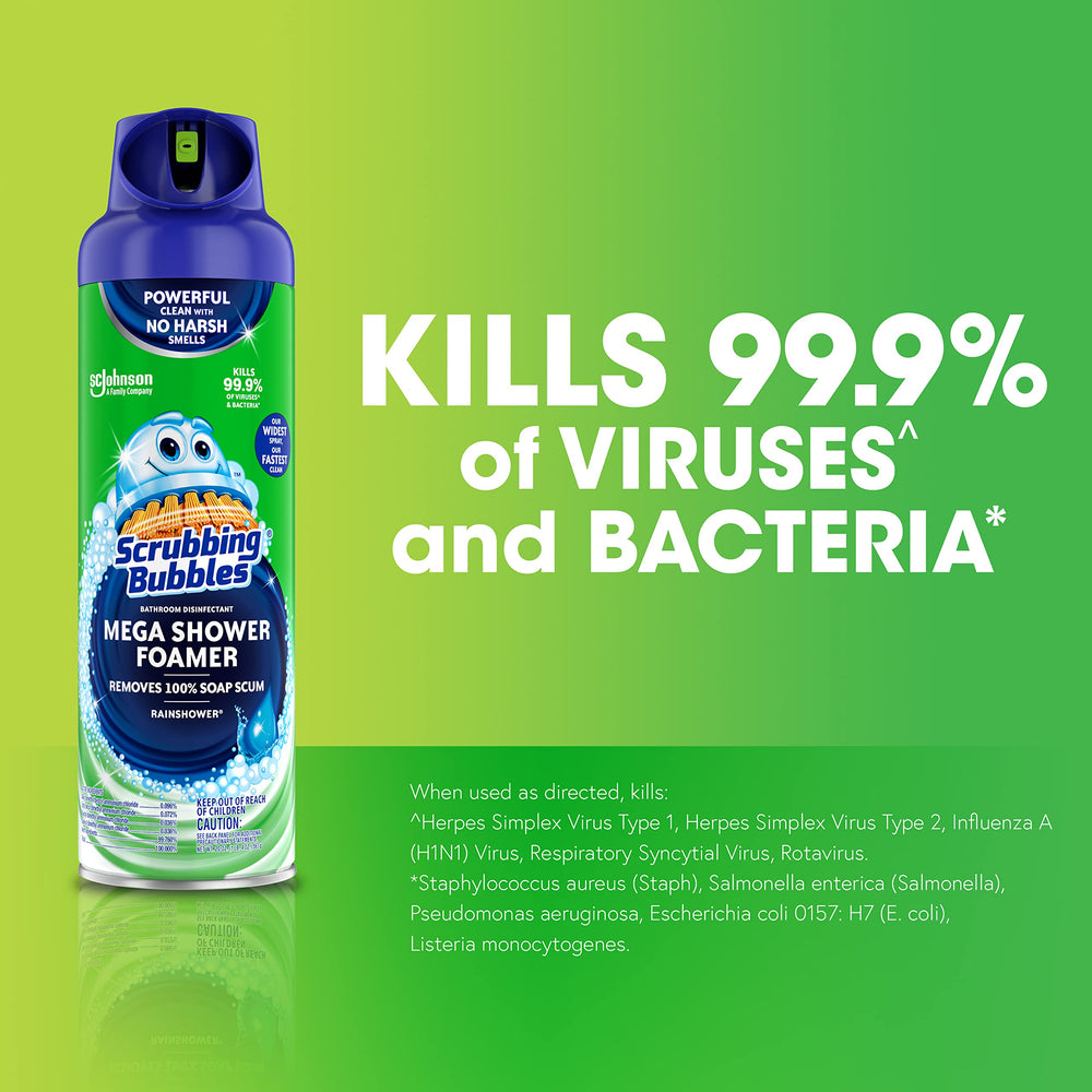 Scrubbing Bubbles Mega Shower Foamer Aerosol, 20 oz (2 