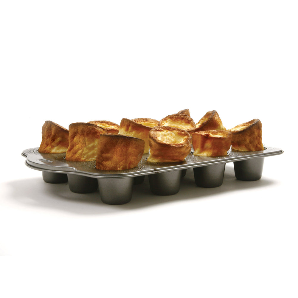 Norpro 3971 Nonstick Mini Popover Pan, 12 Count