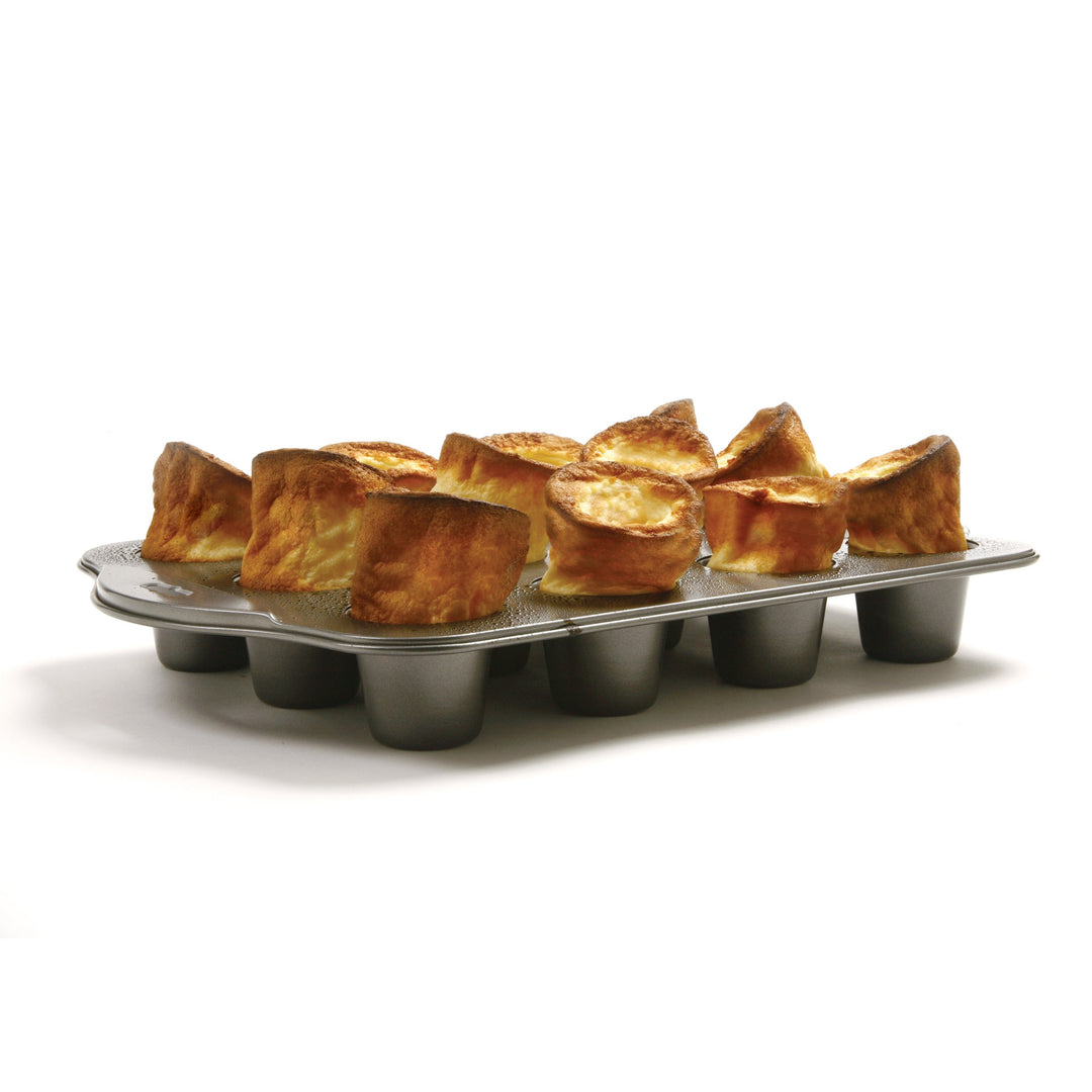 Norpro 3971 Nonstick Mini Popover Pan, 12 Count