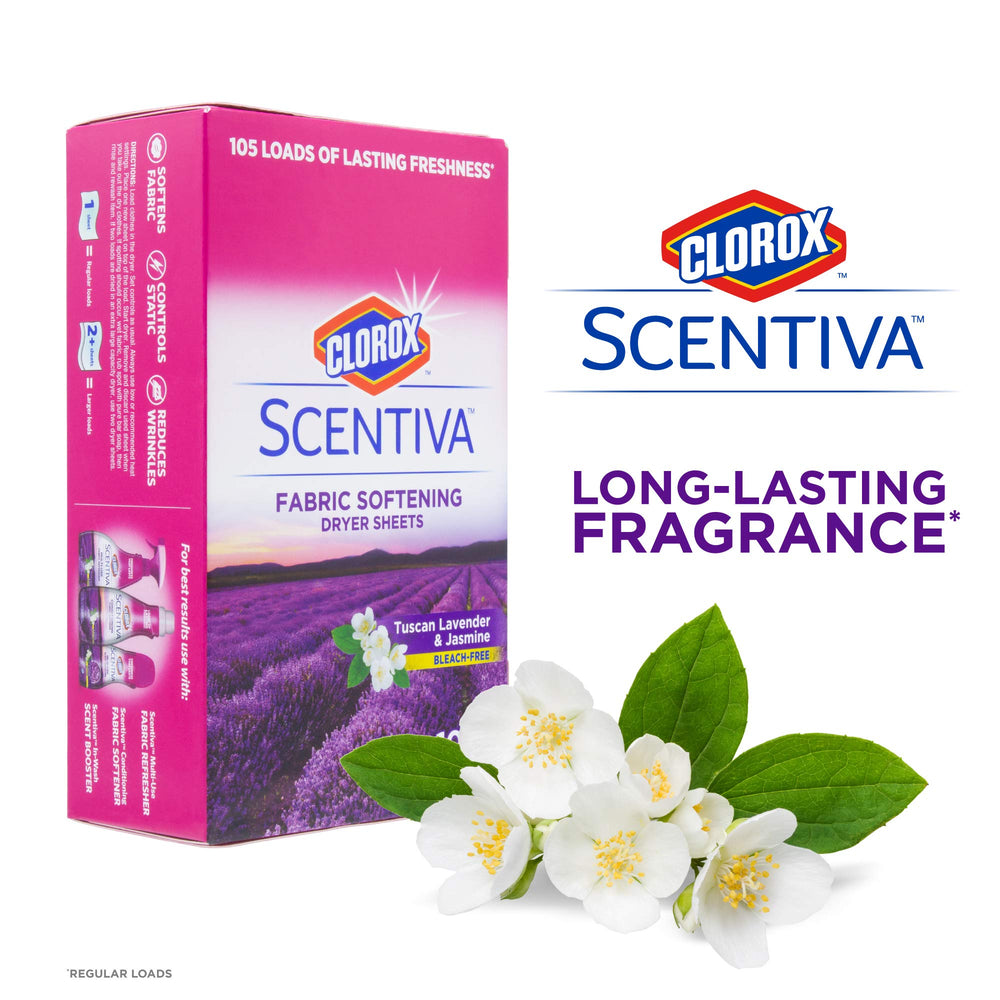 Clorox Scentiva Laundry Care | Dryer Sheets, Fabric Sof