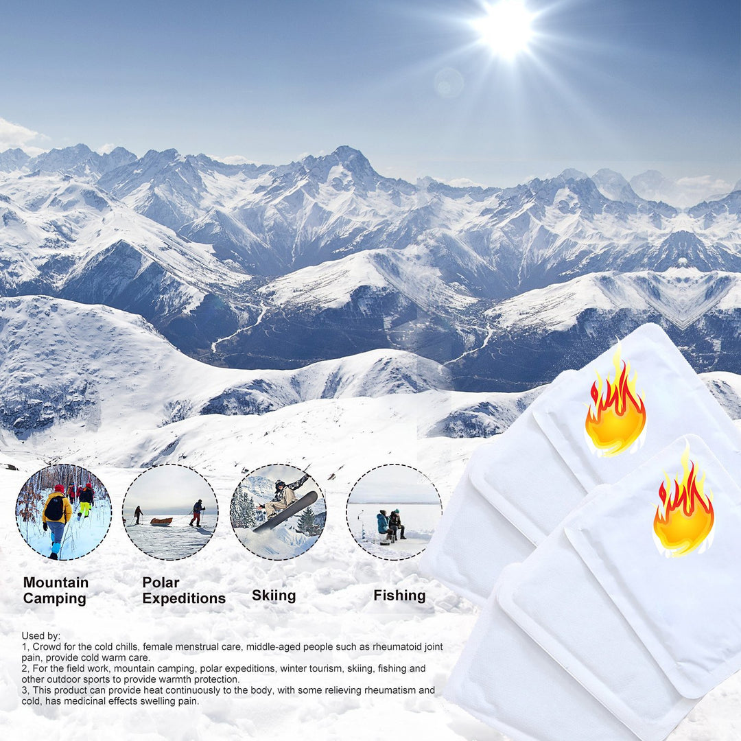 Body Warmers Patch Disposable with Adhesive Backing Gives 12 Hours Warm Pad - 5 Packs Heat Warmers for Body, Warmers Hand and Feet for Camping