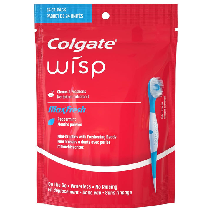 Colgate Wisp Portable Mini-Brush Optic White, Coolmint,