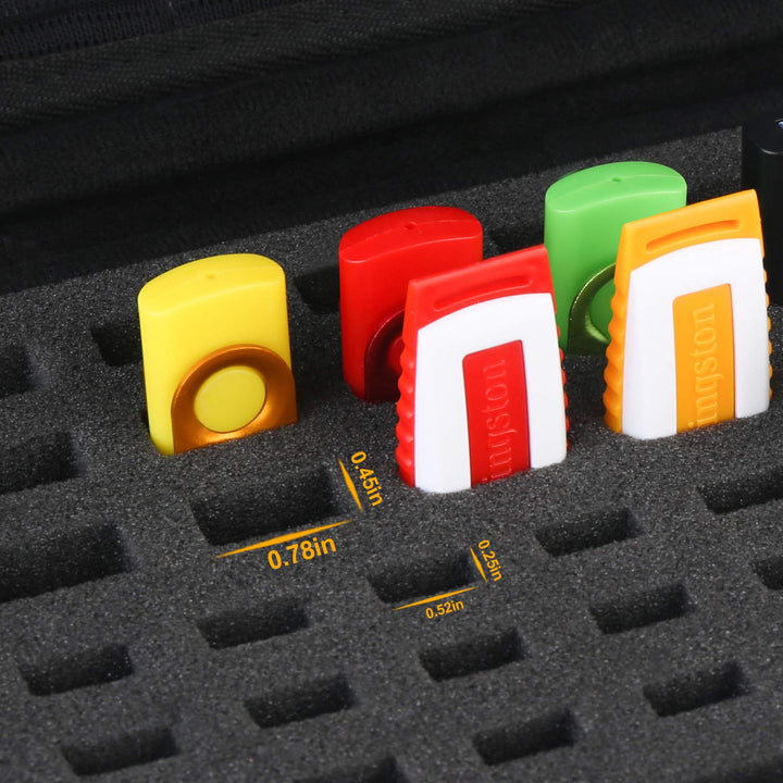 Flash Drive Case SD Card Holder 48 Slots USB Storage Case Thumb Drive Memory Card SDXC SDHC Card Organizer for SanDisk Samsung SamData Netac PNY YubiKey TOPESEL USB Stick Flash Drives, Black