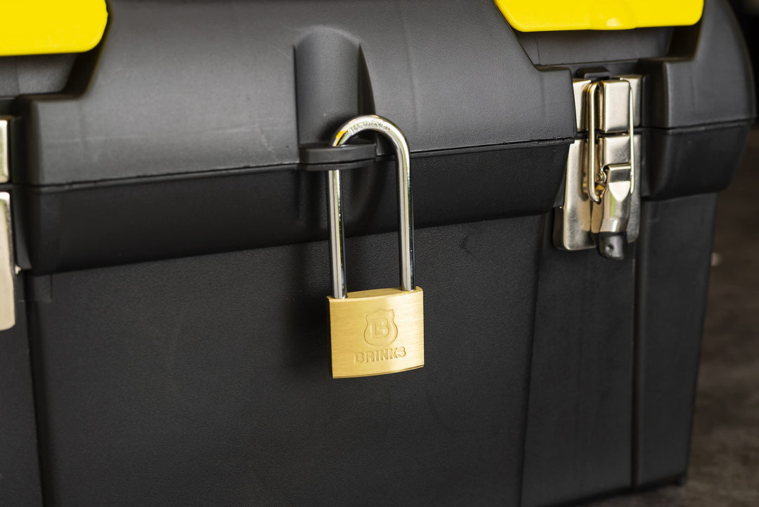 - 40mm Solid Brass Keyed Padlock with 2.5” Shackle Clearance, (171-42001)