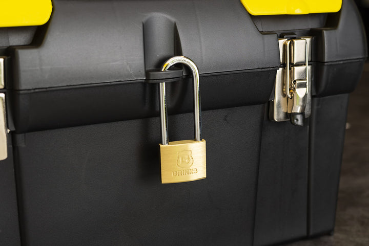 - 40mm Solid Brass Keyed Padlock with 2.5” Shackle Clearance, (171-42001)