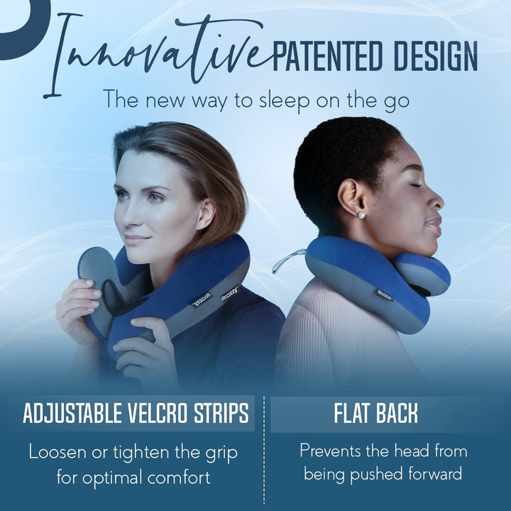 Neck Pillow for Travel Provides Double Support to The Head, Neck, and Chin in Any Sleeping Position on Flights, Car, and at Home, Comfortable Airplane Travel Pillow, Leopard