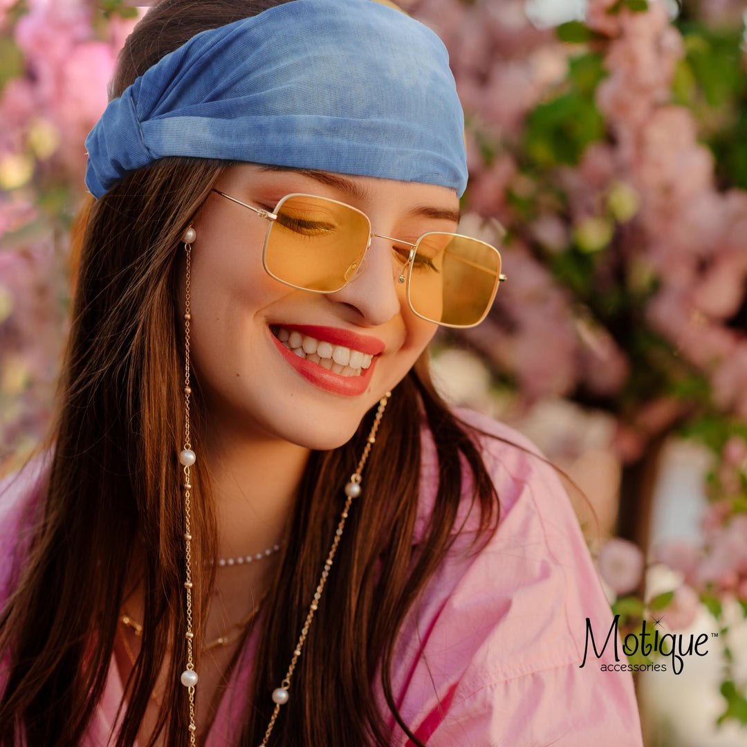 Cotton Tie Dye Wide &amp; Stretchy Headwrap - Lavender