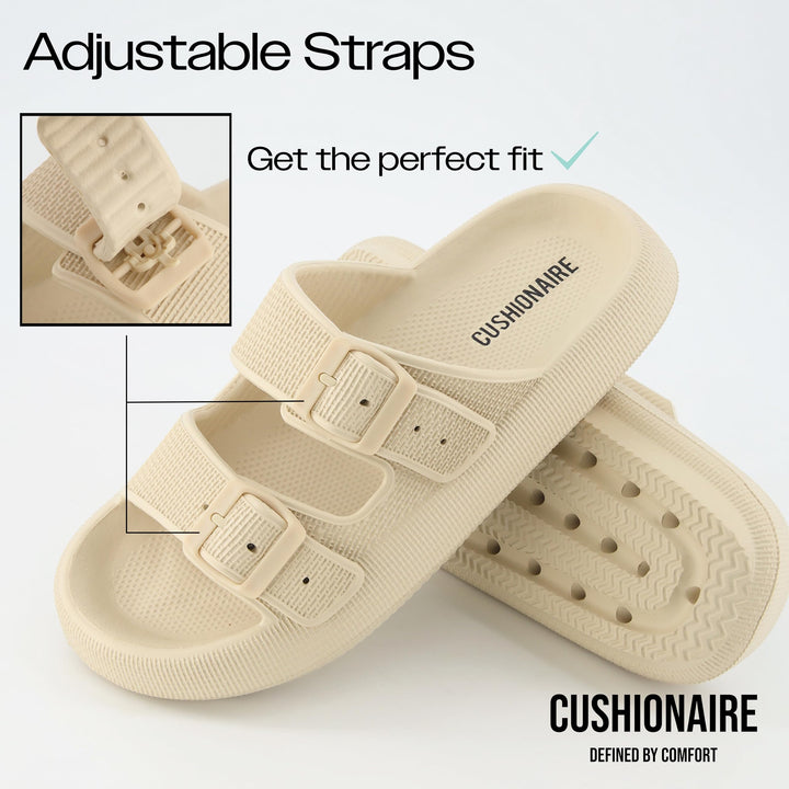 Women&#39;s Fame recovery cloud slide sandals sandals with +Comfort, Blush 7