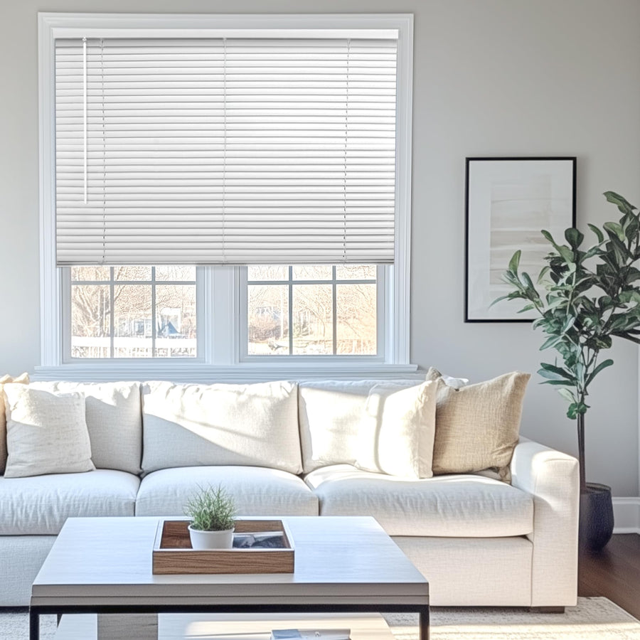 Blinds for Windows , Mini Blinds , Window Blinds , Door Blinds , Blinds & Shades , Camper Blinds , Mini Blinds for Windows , Horizontal Window Blinds , Gloss White, 36W X 60H