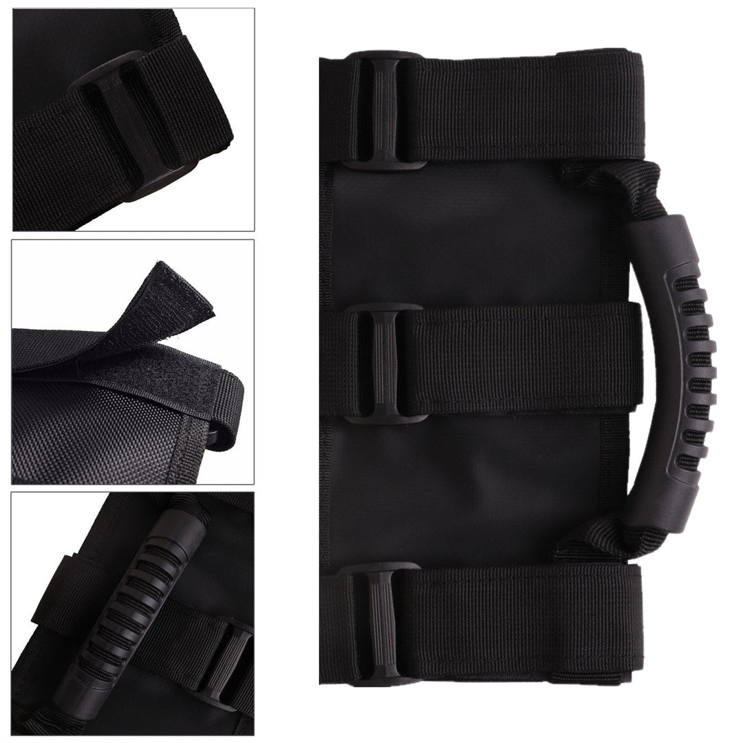 KAFEEK Roll Bar Grab Handle Compatible with Jeep Wrangler TJ YJ JK(Pack of 2)