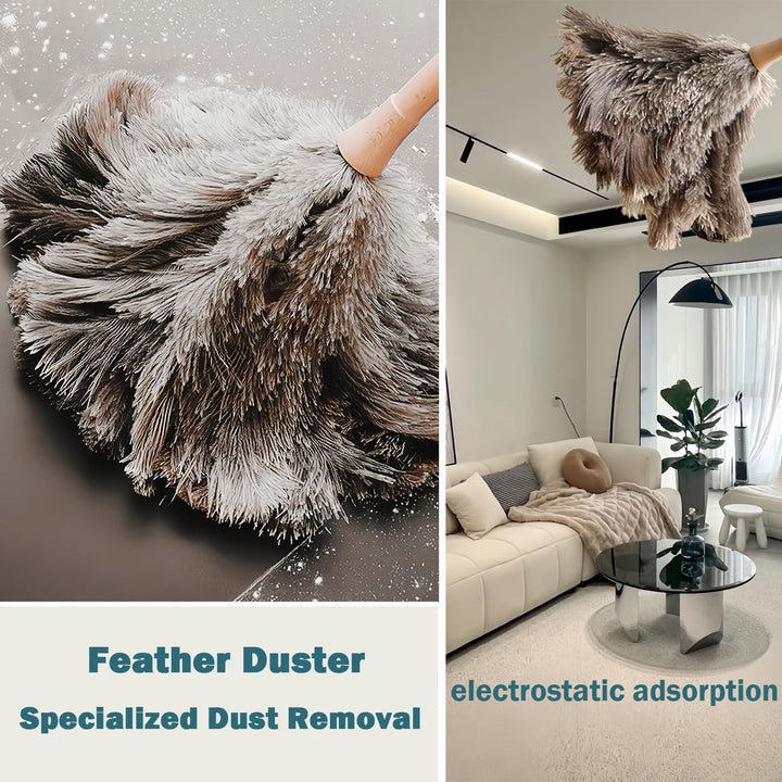 Ostrich Feather Duster,Feather Duster Fluffy Natural Ge