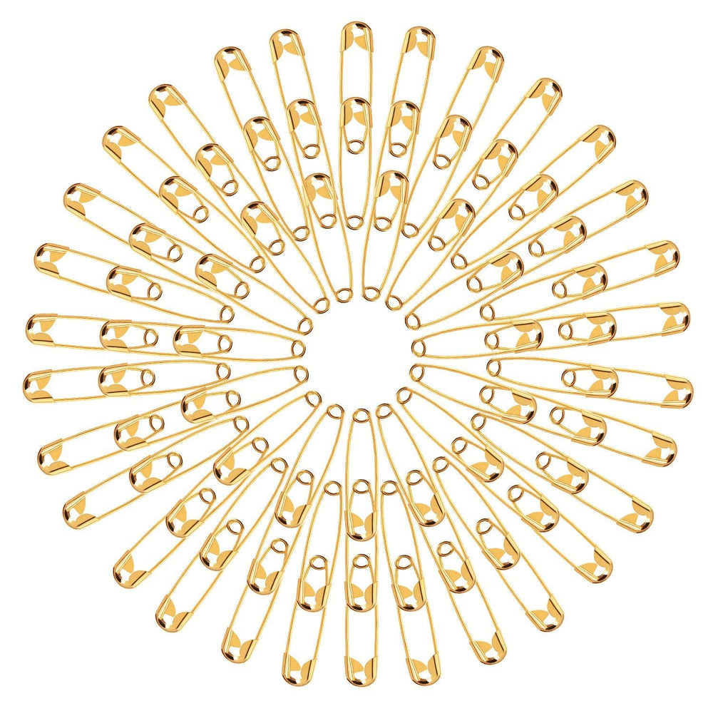 Golden Safety Pin Set of 110,Saree Pin Set,Safety Pins,Safety Pins - Large Safety Pins for Garment Repair, Quilting, Jewelry Making
