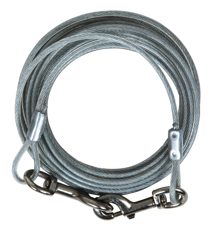 -144436 Aspen Pet Tieout Cable, 20 Feet