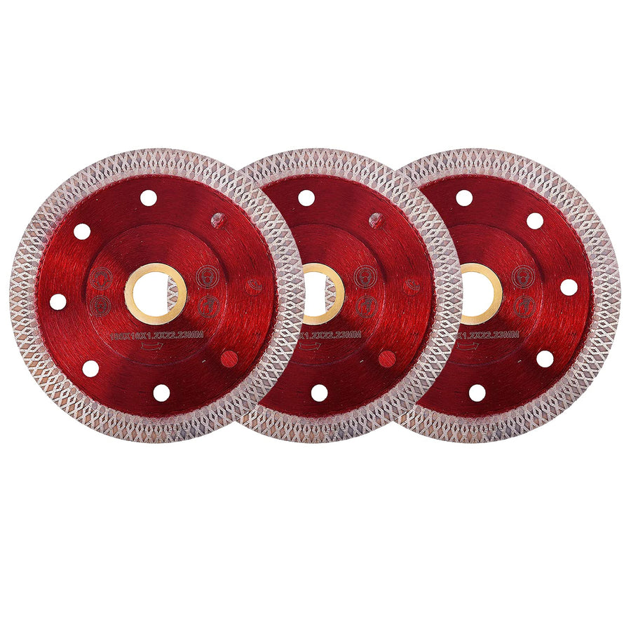 3 Pack 4D105mm Super Thin Diamond Ceramic Saw Blade Porcelain Cutting Blade for Cutting Ceramic Or Porcelain Tile