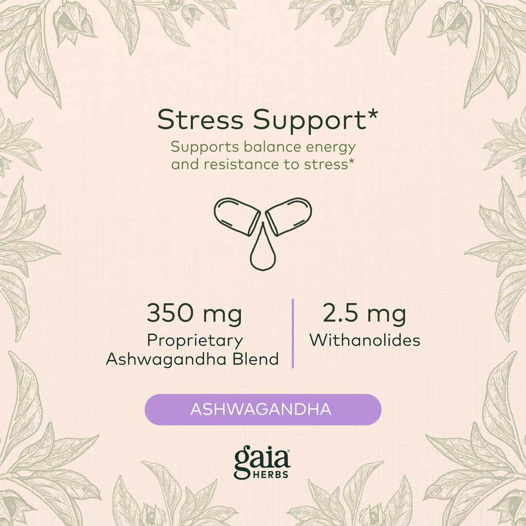 , Ashwagandha Root Vegan Liquid Phyto Capsules - Stress Relief, Immune Support Supplement, Balanced Energy Levels and Mood , 120 Ct (Pack of 1)